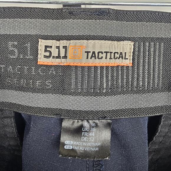 5.11 Tactical Series Men’s Navy Utility Cargo Pants 36x32 Ripstop Cotton Blend - Picture 3 of 9